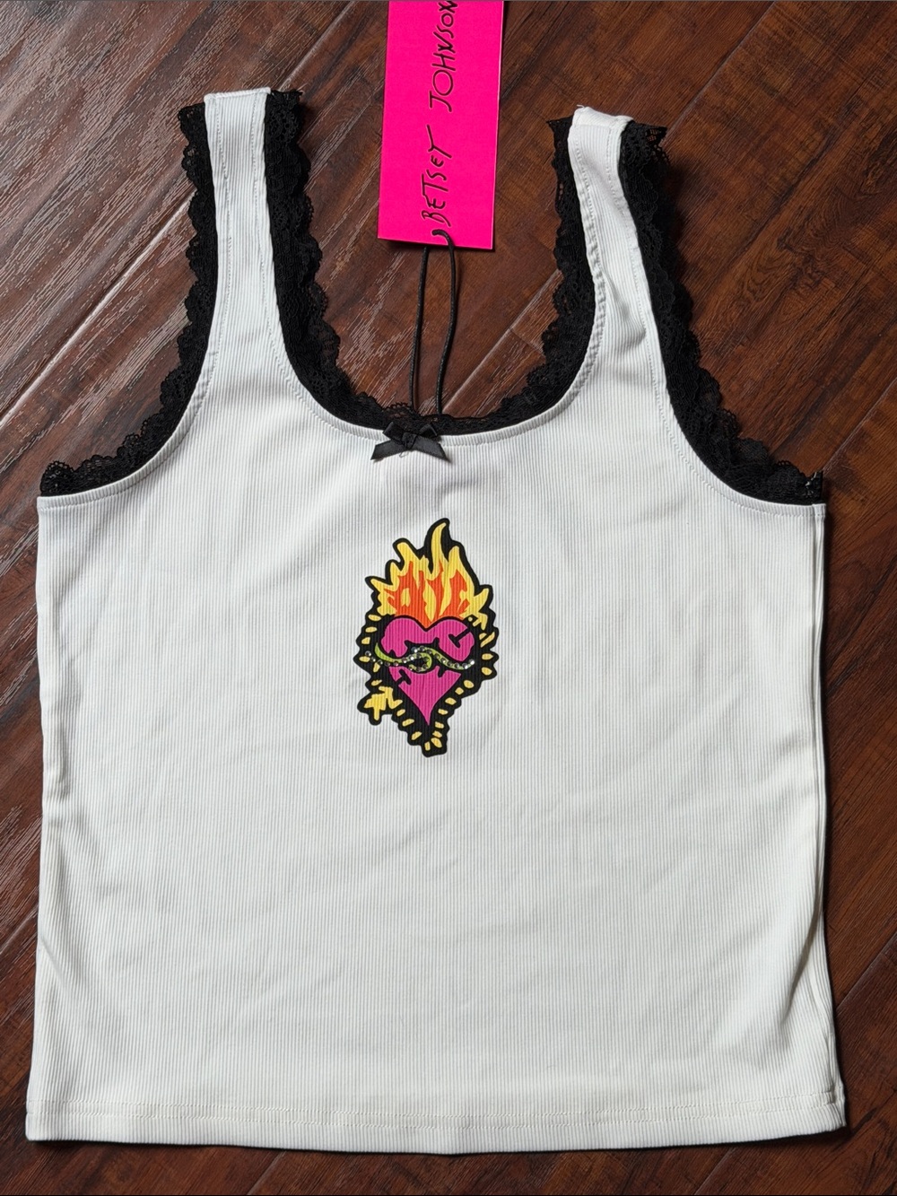 Betsey Johnson Icon Tank Top from Art Campaign. Limited edition. NEW with Tags